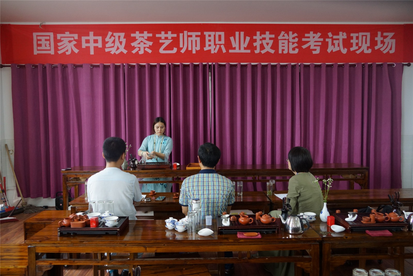 2017年度jdb电子游戏第三期涉茶类国家中高级职业资格考试顺遂举行